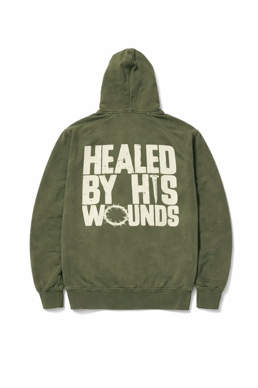 HEALED - Vintage Olive Hoodie