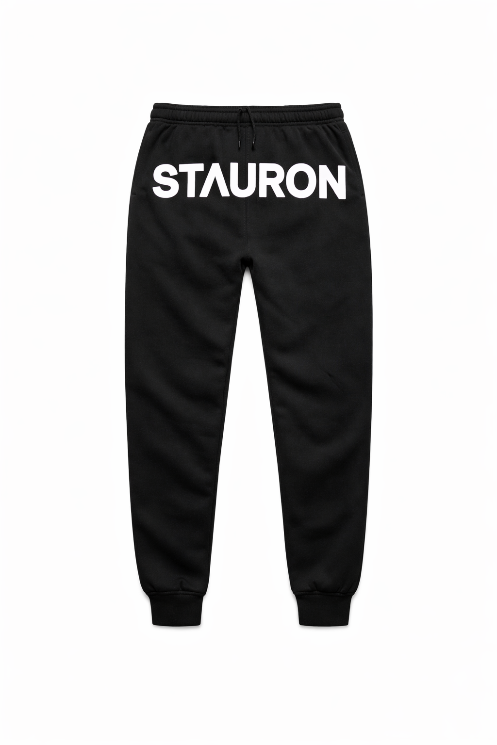 STΛURON Track Pants – Standard Red on Black